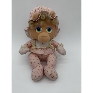 VTG 1984 Miss Piggy 9" Hasbro Softies‎ Plush Pampers Muppet Babies Stuffed Doll